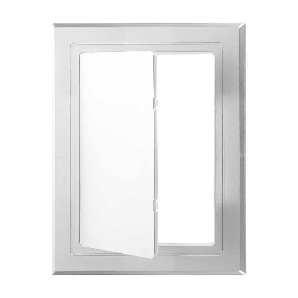 8x6 Inch(200x150mm) Self-Adhesive Access Panel, Access Doors, Silver Tone