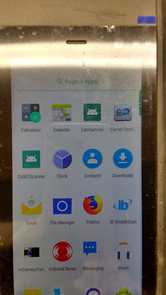 Chameleon 5R Rugged Biometric Handheld Device – Powers On