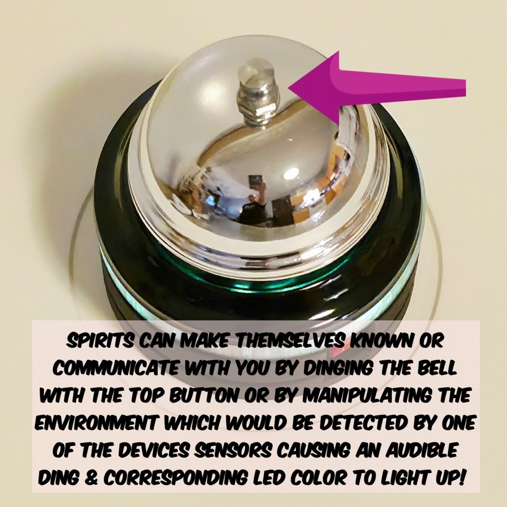 EnviroBell ultimate ghost hunting device & trigger object, rechargeable