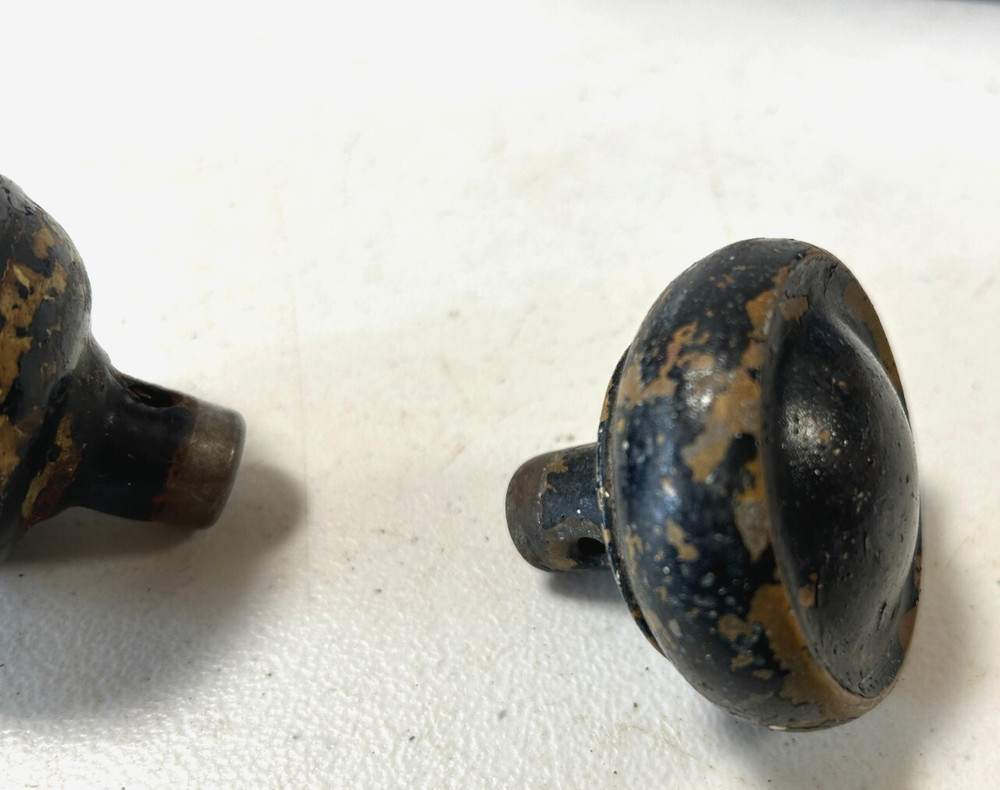 Vintage Brass Painted Door Knobs