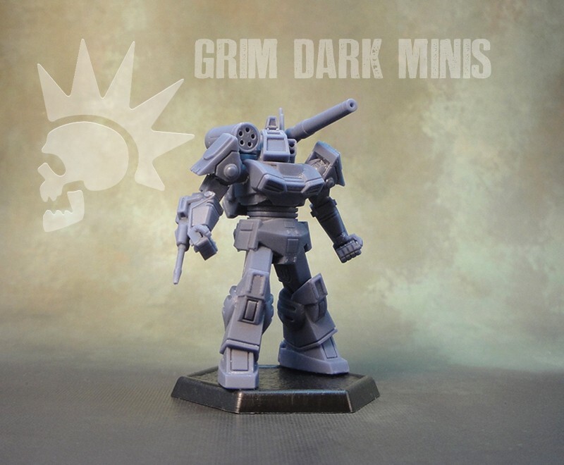 BTech Scale - Shadowhawk proxy mech (retro style)