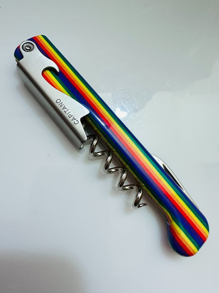 Capitano Classic Rainbow Corkscrew Wine Key Opener