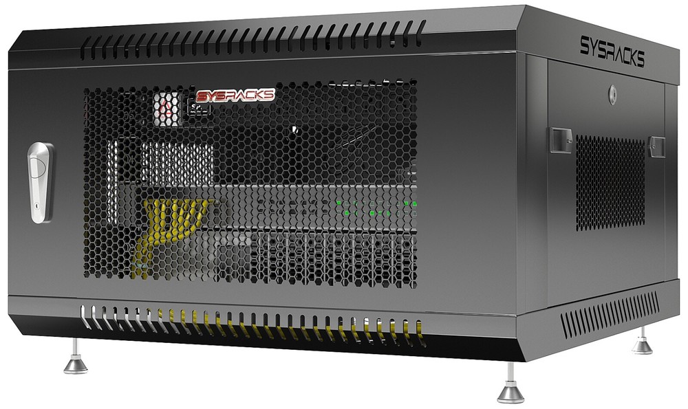 6U Sysracks Wall Mount IT Data Network Server Rack Cabinet Enclosure 24" Depth