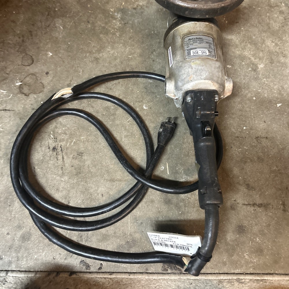 Black & Decker 4076 7" Angle Sander USA. Tested Works