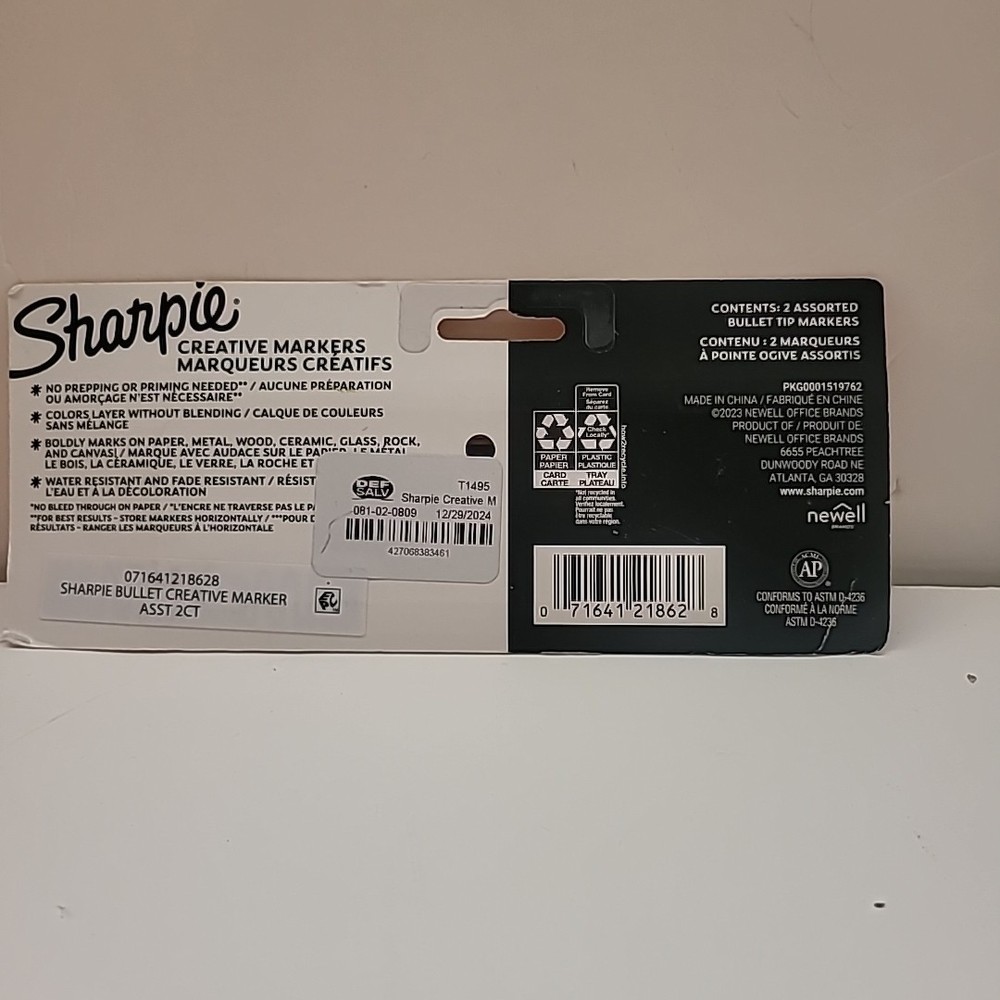 Sharpie Creative Markers Bullet Tip New