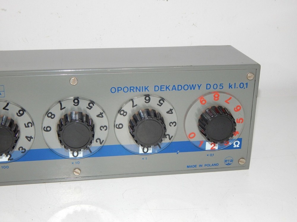 Crank resistance D05 resistance box box precision variable 0-9999.9 ohms 0.1