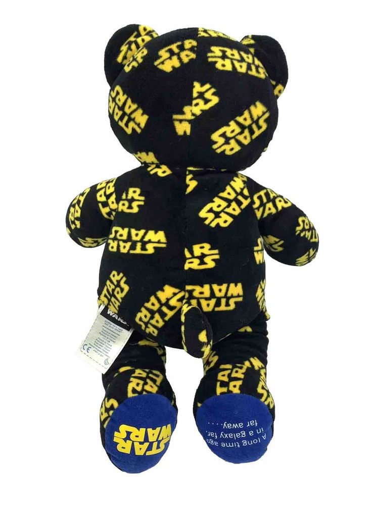 Build-A-Bear Workshop STAR WARS LOGO Teddy Bear Plush Ships Fast Clean