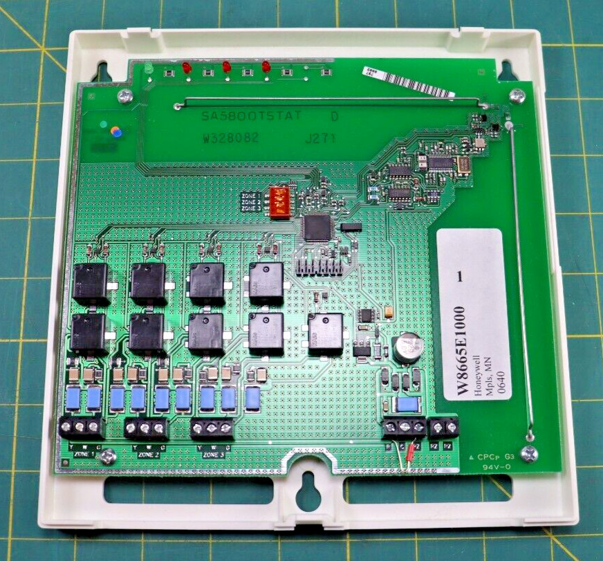 HONEYWELL TRADELINE W8665E1000 RF ZONE PANEL