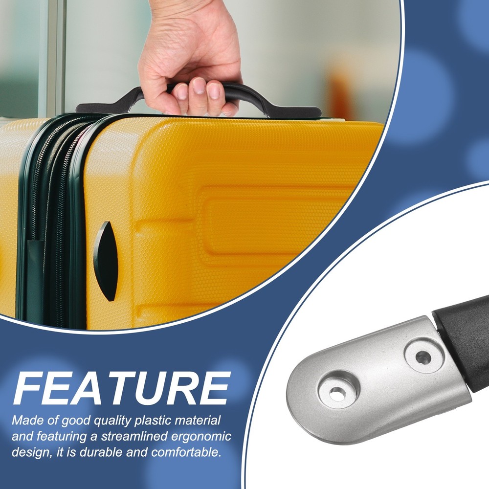 Luggage Handle 8.27" x 1.19" (L x W) Plastic Pull Handle Grip Replacement Black