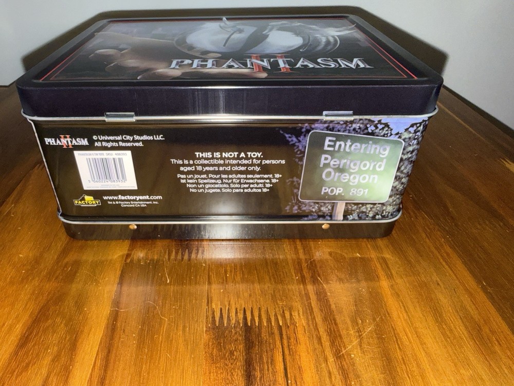 Phantasm 2 Tin Tote Lunchbox Horror New