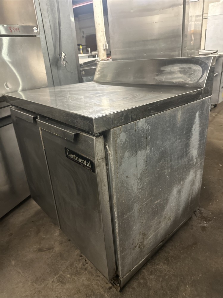 Continental SW36-N-BS USED 36" Worktop Refrigerator with Backsplash