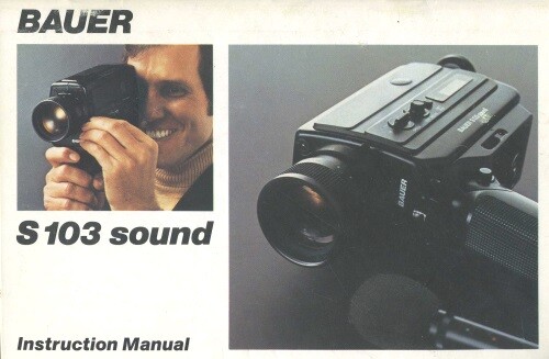 Bauer S 103 Sound Instruction Manual