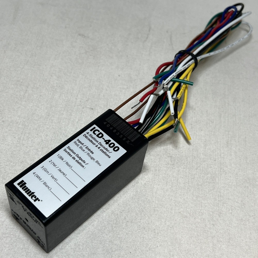 Hunter ICD-400 Four Station Decoder w Integrated Surge Protection 01/2016