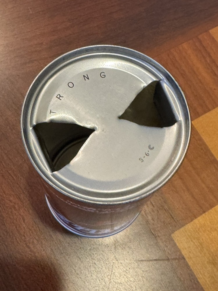 August Schell's Red Deer - Empty Beer Can - Bottom Opened
