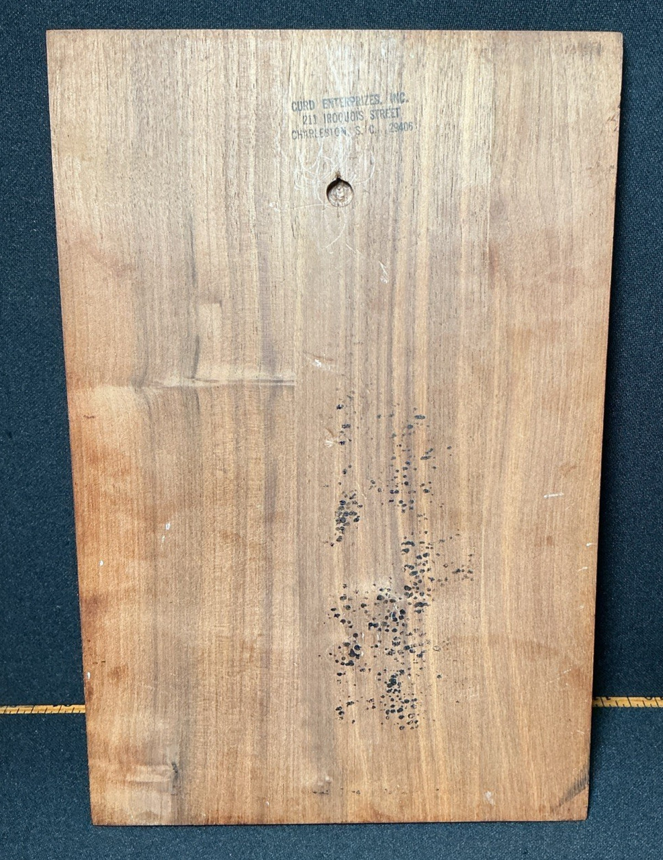 Vintage USS Stonewall Jackson SSBN-634 Brass Submarine Plaque US Navy Wood Mount