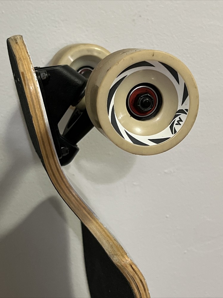 MINORITY Downhill Maple Longboard 40” Drop Deck Complete Skateboard WHALE PRINT
