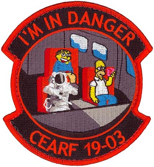 USAF 23RD FLYING TRAINING SQ - AVIATOR ROTARY WING COURSE- I'M IN DANGER -PATCH