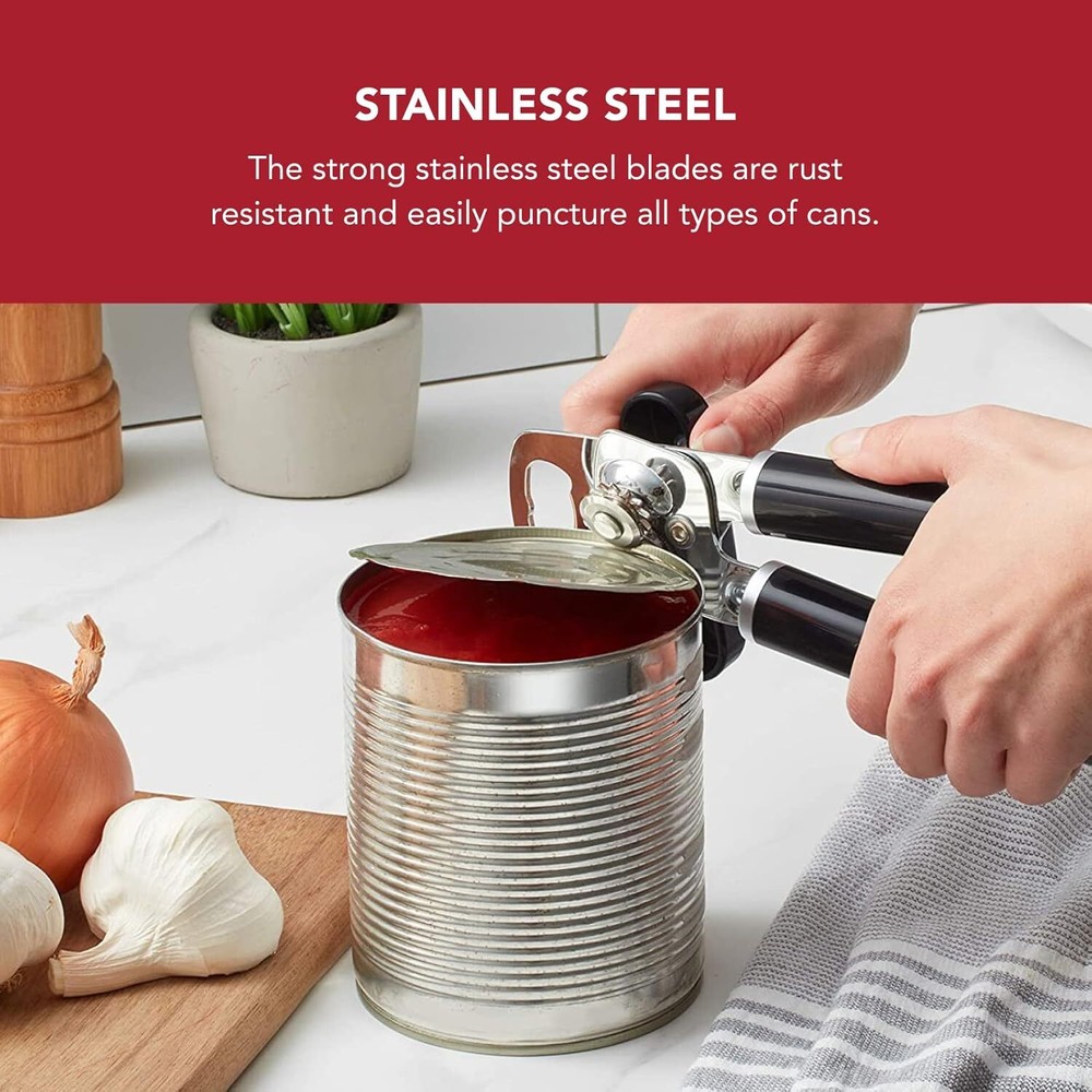 KitchenAid Classic Multifunction Can Opener and Bottle One Size, Black