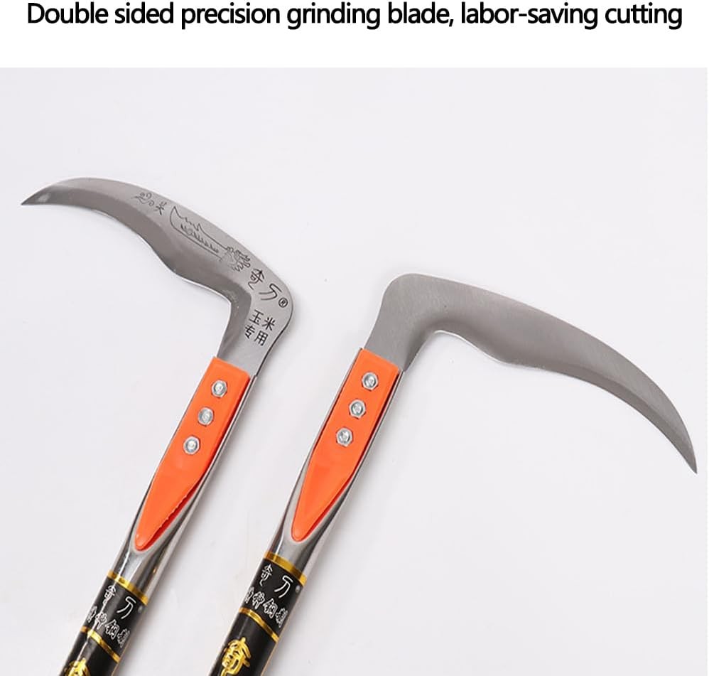 Scythe Tool,Sickle Garden Tool Long Handle.
