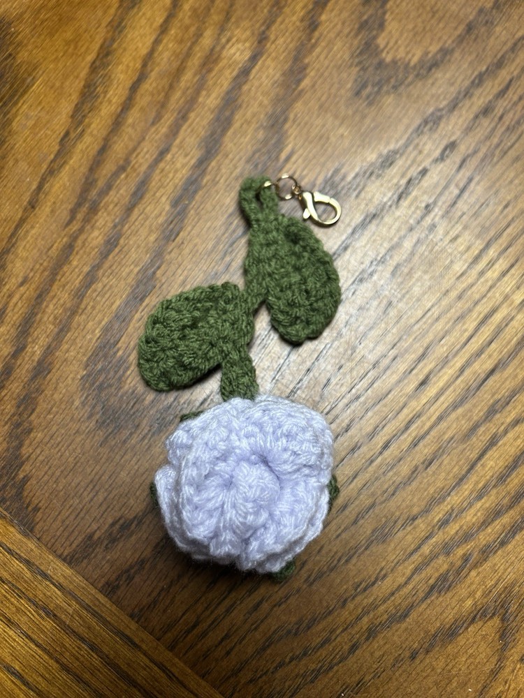 Crochet Flower Bag Charms