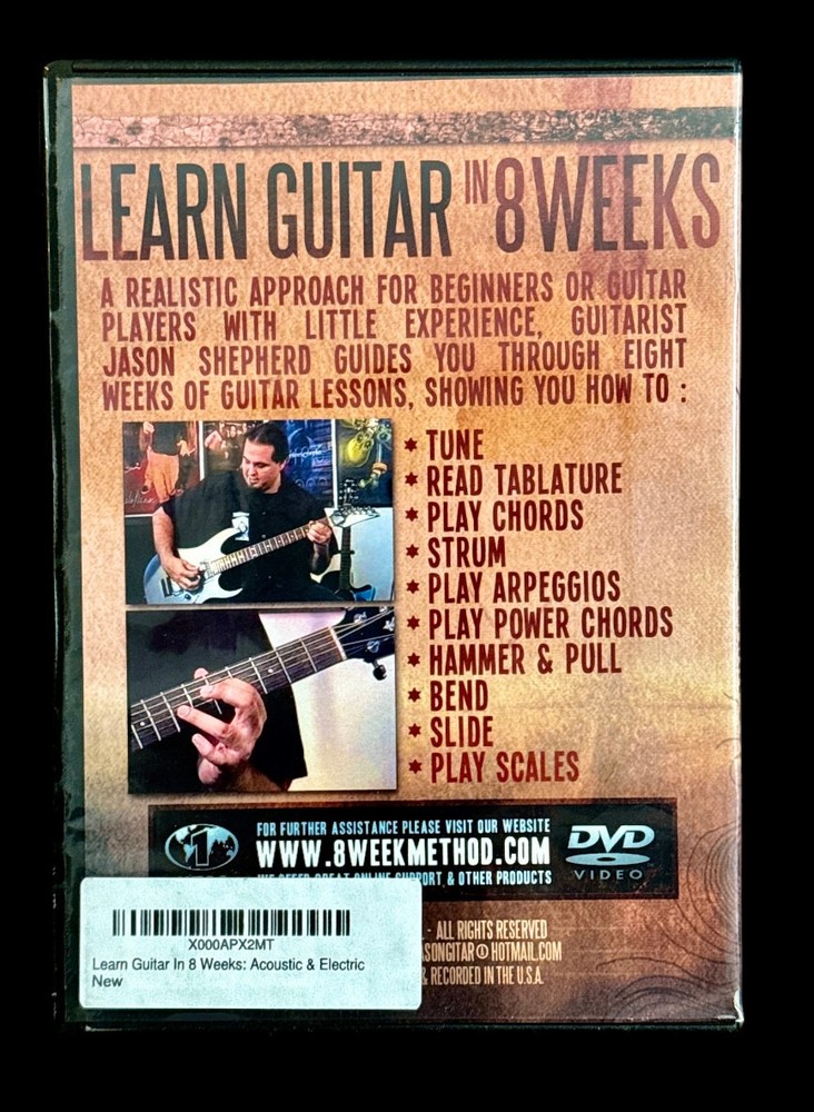 Jason Shepherd's: Learn Guitar: In 8 Weeks: DVD