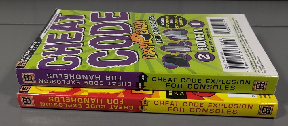2 Cheat Code Explosion Consoles & Handhelds 2 Books RETRO GAMER GEAR Video Games