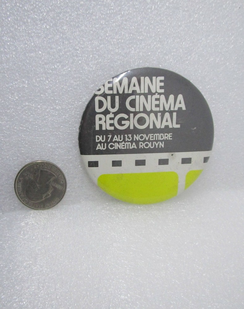 Semaine Du Cinema Regional Button Pin