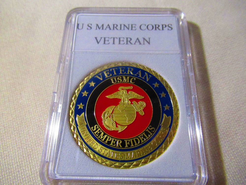 US MARINE CORPS VETERAN Challenge Coin