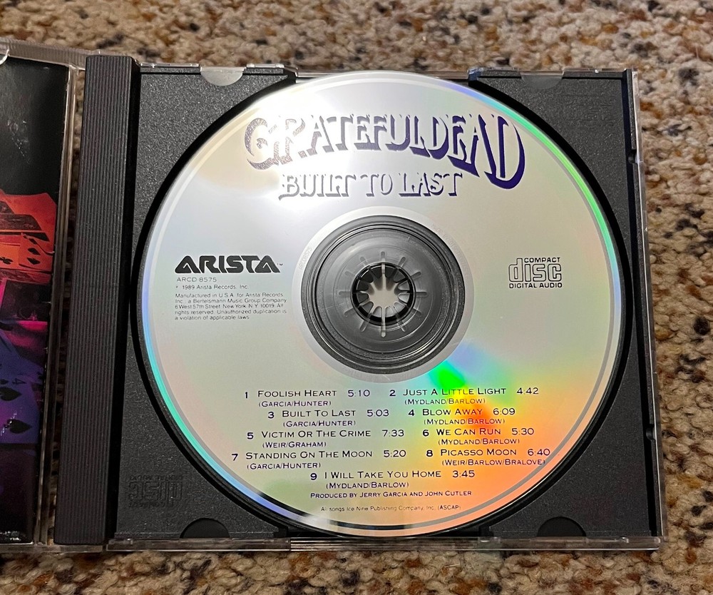 Grateful Dead - Built to Last - Phil Lesh SIGNED booklet