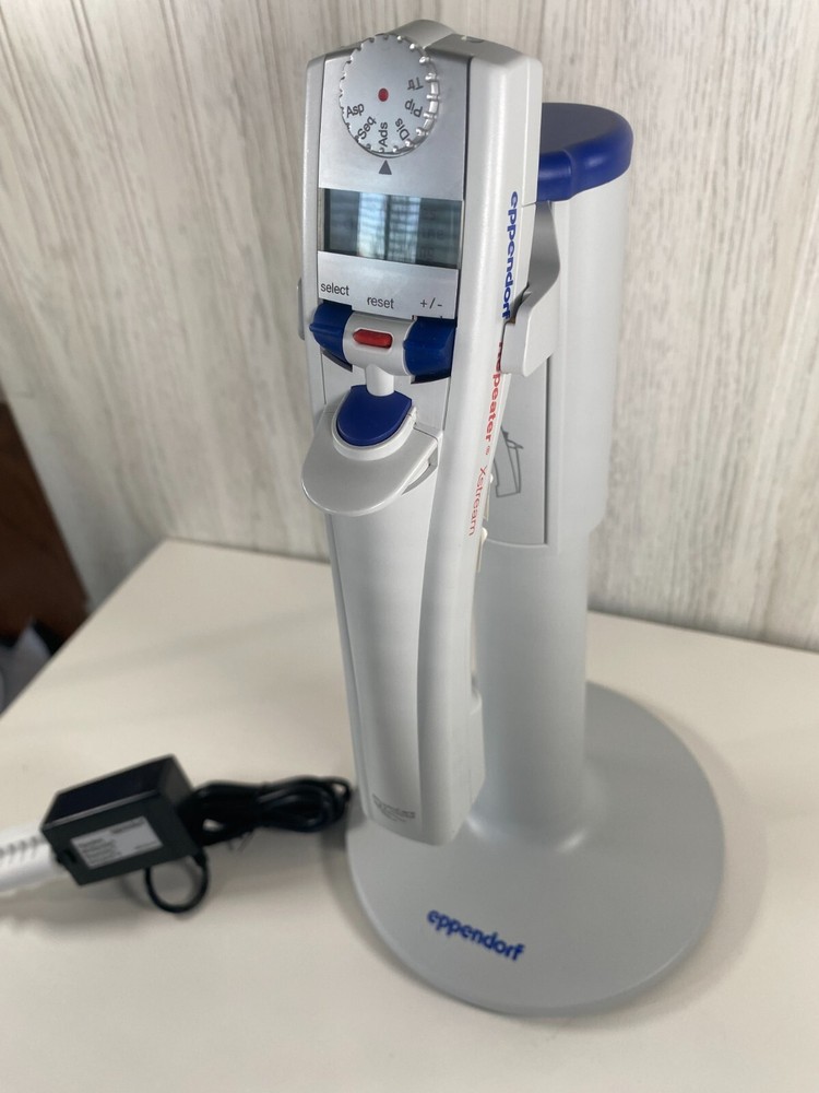 EPPENDORF REPEATER XSTREAM ELECTRONIC DISPENSER with stand