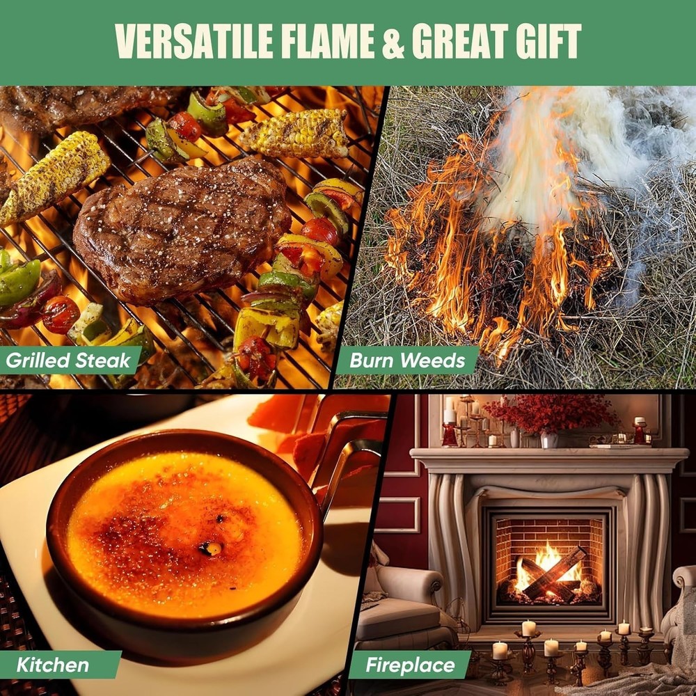 Durable Adjustable Propane Torch - Perfect for Grillmasters & DIY Projects