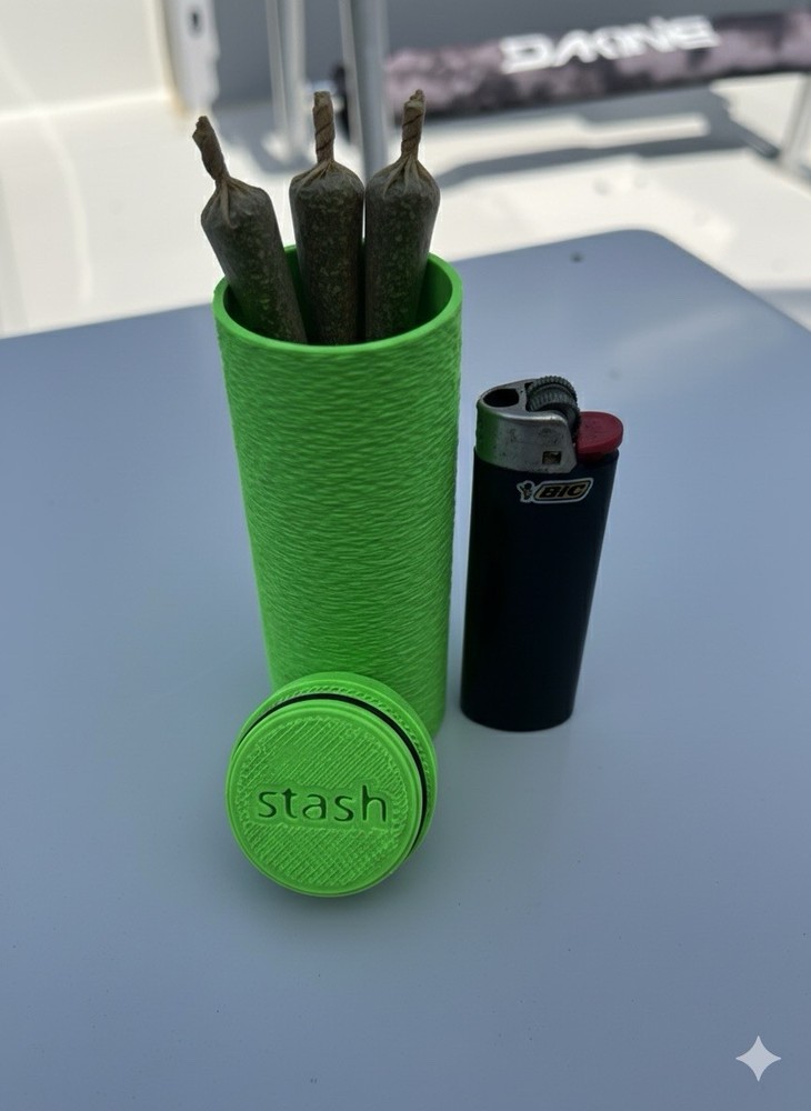 Stash It Contraband Container For Pre Rolls, Joints, Cigarettes