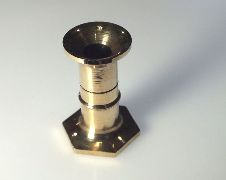 Brass Hair Stacker for Fly Tying - Small - 10 Pack