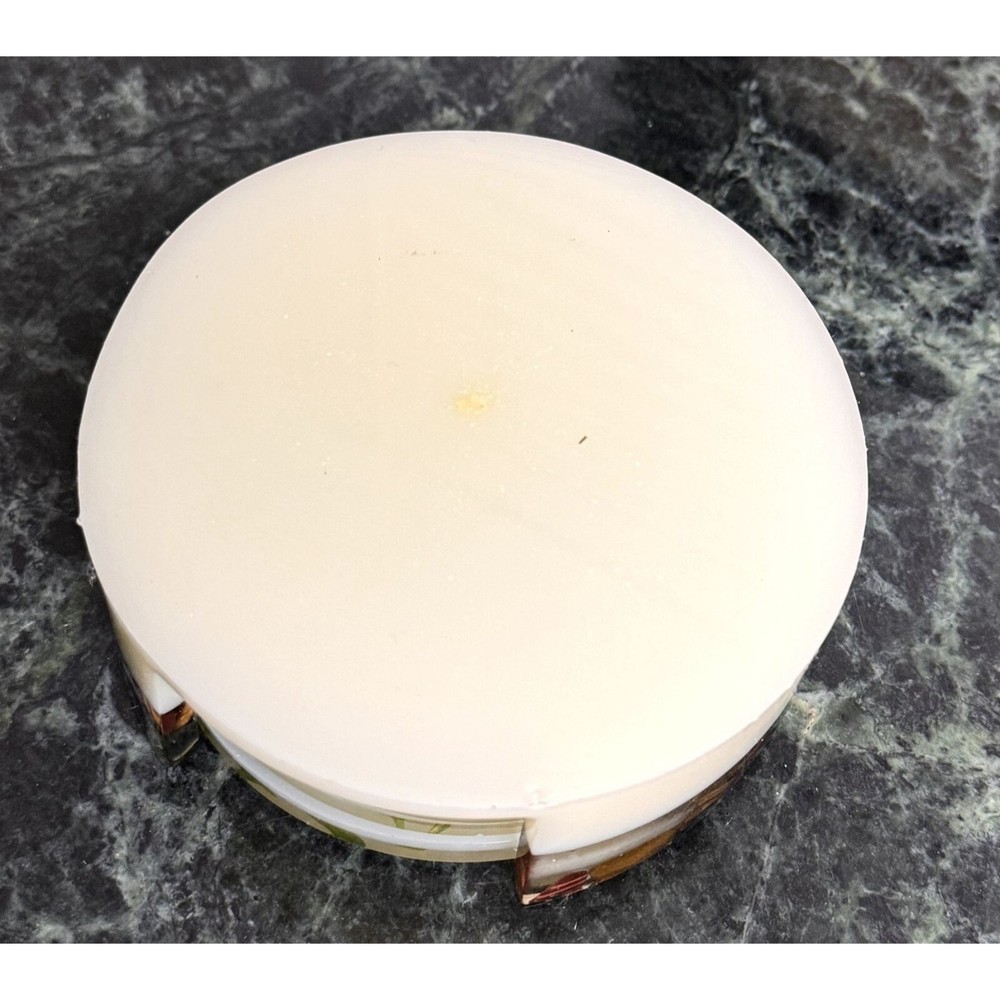 Flower Coaster Set (Set Includes 4 Coasters & Holder)