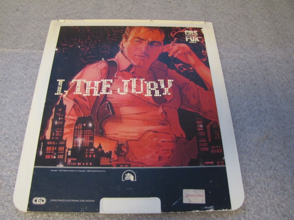 I, The Jury , CED RCA SelectaVision VideoDiscs