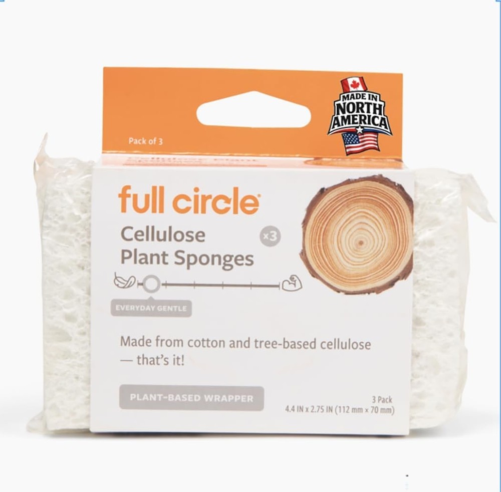 Plain Jane,  Plant-Based Cellulose Spons – –