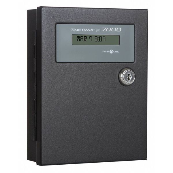 Pyramid 7000 6-3/8" Digital Master Controller Wall Clock, Beige