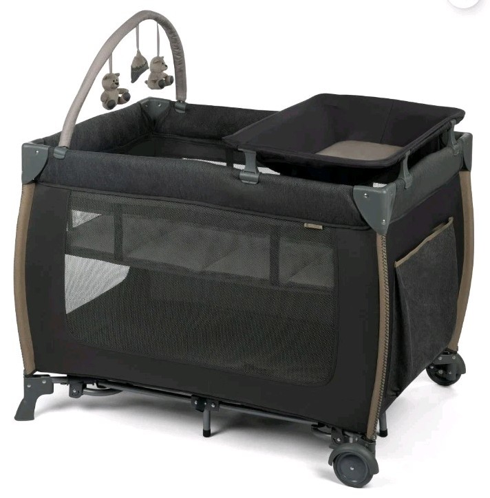 👶Monbebe Play Yard with Full Size Rocking Bassinet  & Changing Table 🆕🍼