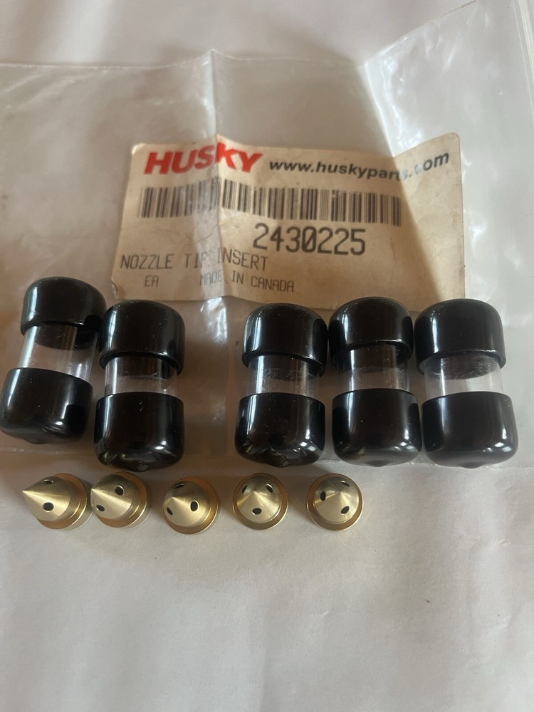 Husky Nozzle Tip Inserts For Plastic Injection Molding. Never Used