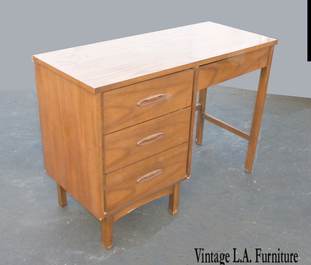 Vintage Danish Mid Century Modern Writing Desk