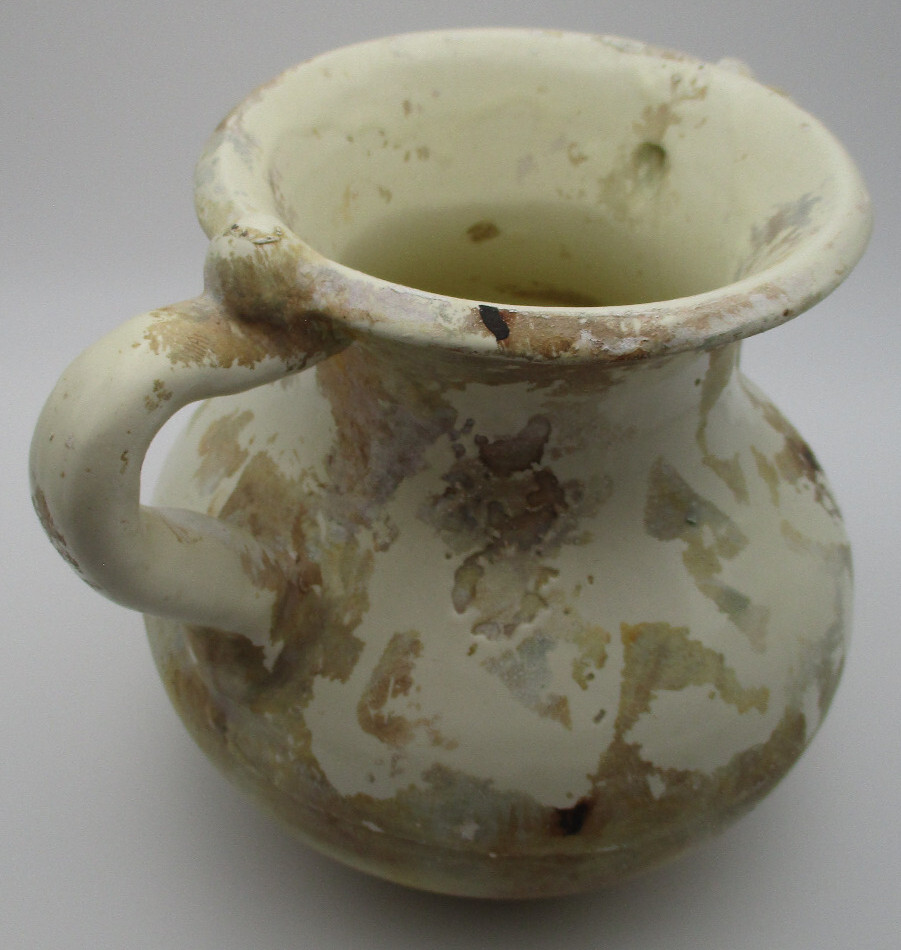 Vintage Double-Handled Stoneware Vase J