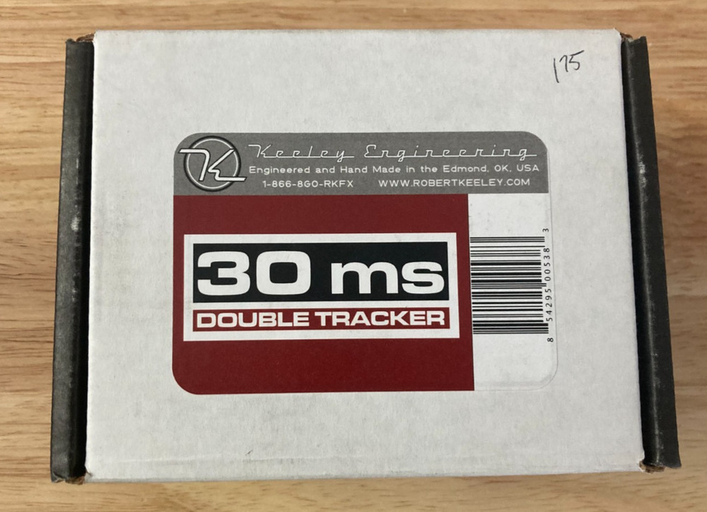 Keeley 30ms Automatic Double Tracker Effects Pedal (New Open Box)
