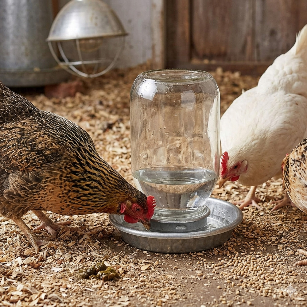 Baby Chick Starter Kit w/Heat Lamp, Waterer & Care Kit Poultry Brooder Bundle