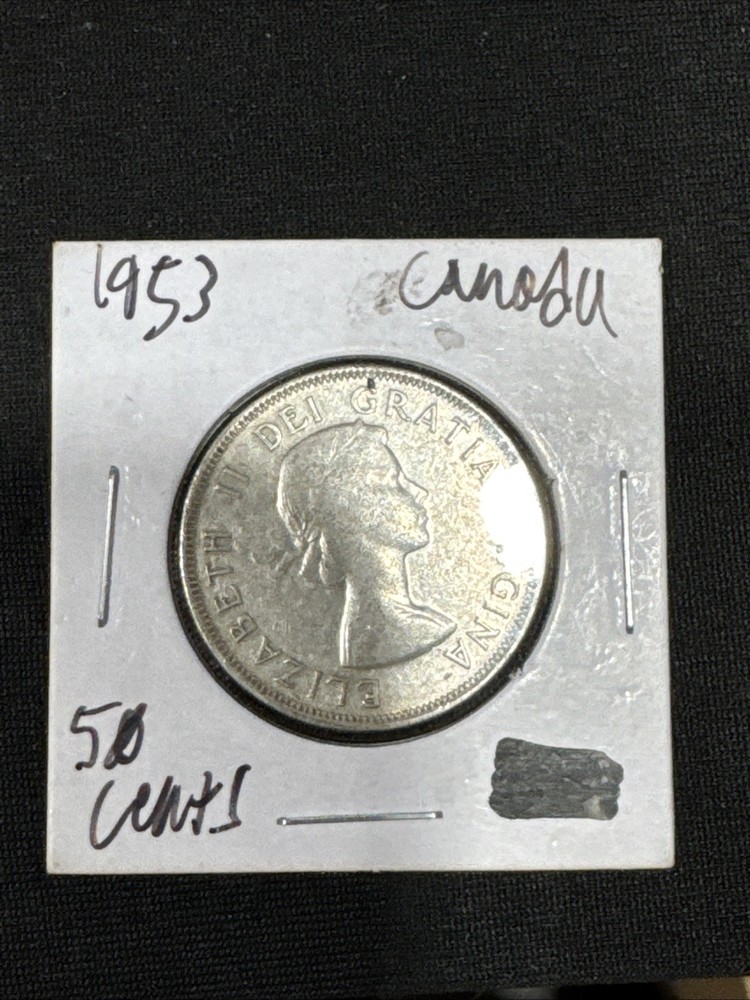 1953 Canada Silver Half Dollar