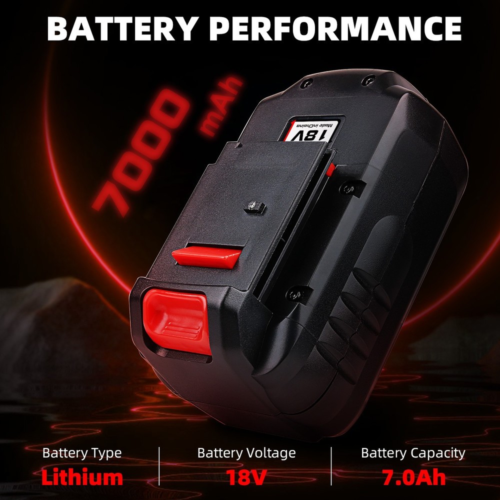 18V 18-Volt 4.8Ah Replacement Battery Pack for Porter Cable PC18B Cordless Tools