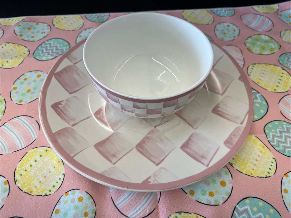 2- Set Combo Plates And Bowls Easter Vibes