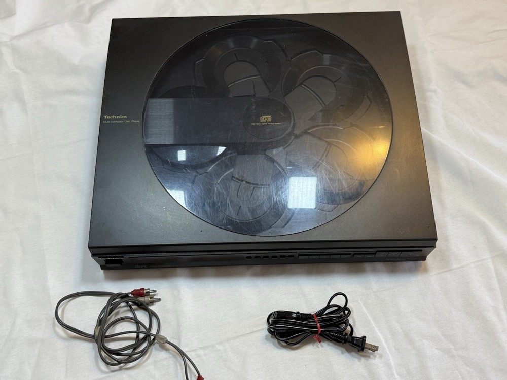 Vintage Technics  SL-PC20 5 Disc CD Player - Tested Working - Read Description