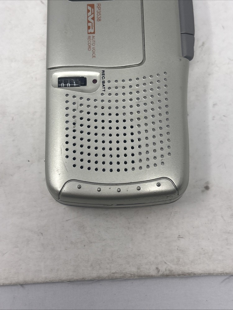 RCA RP3538 micro cassette recorder tested working. Read