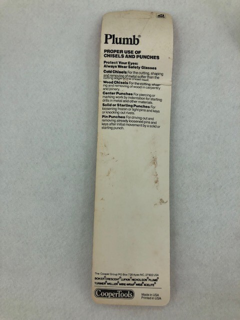 CooperTool Plumb Chisel - 3/4" - Old Stock