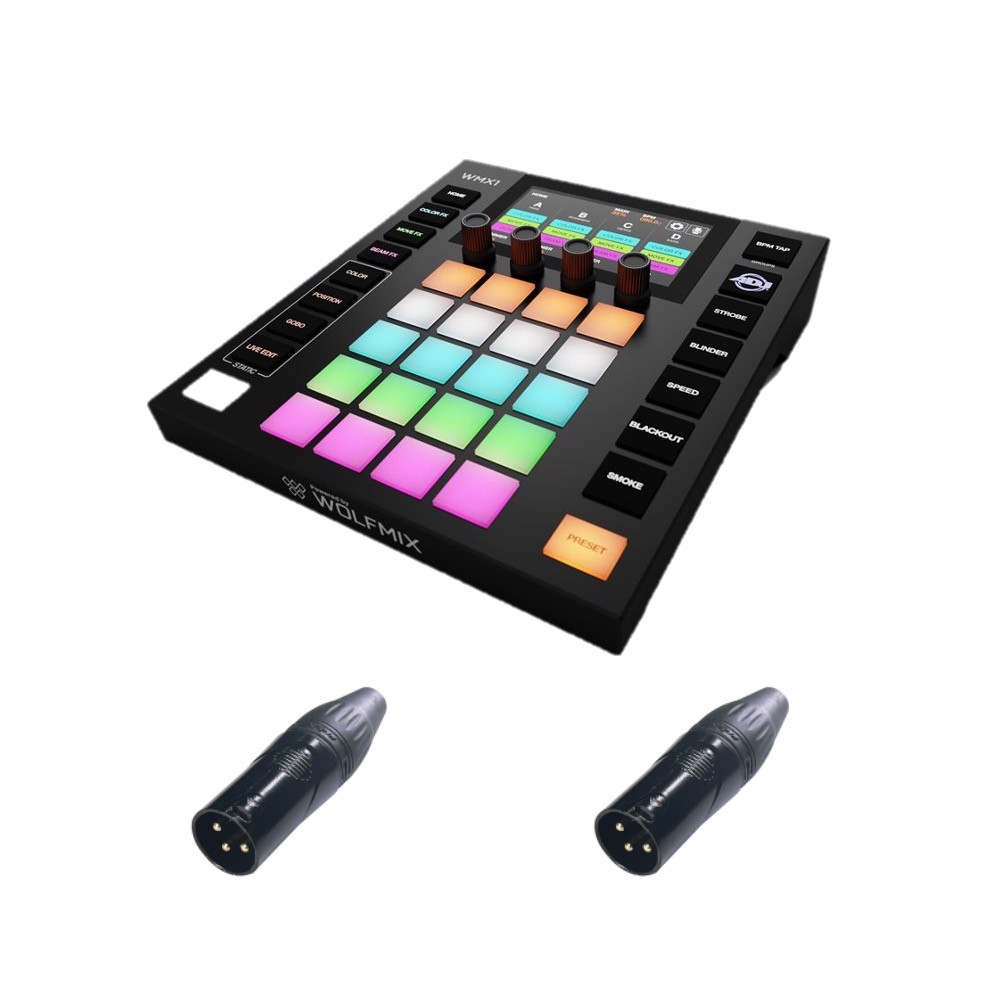 ADJ Wolfmix MK2 lighting system + 2x DMX Terminators